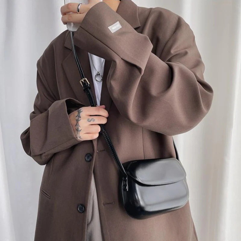 Minimal Rounded Mini Crossbody Bag - Image 11