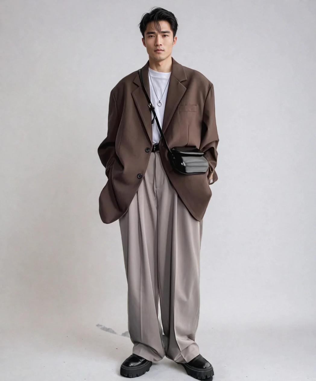 Minimal Rounded Mini Crossbody Bag - Image 12