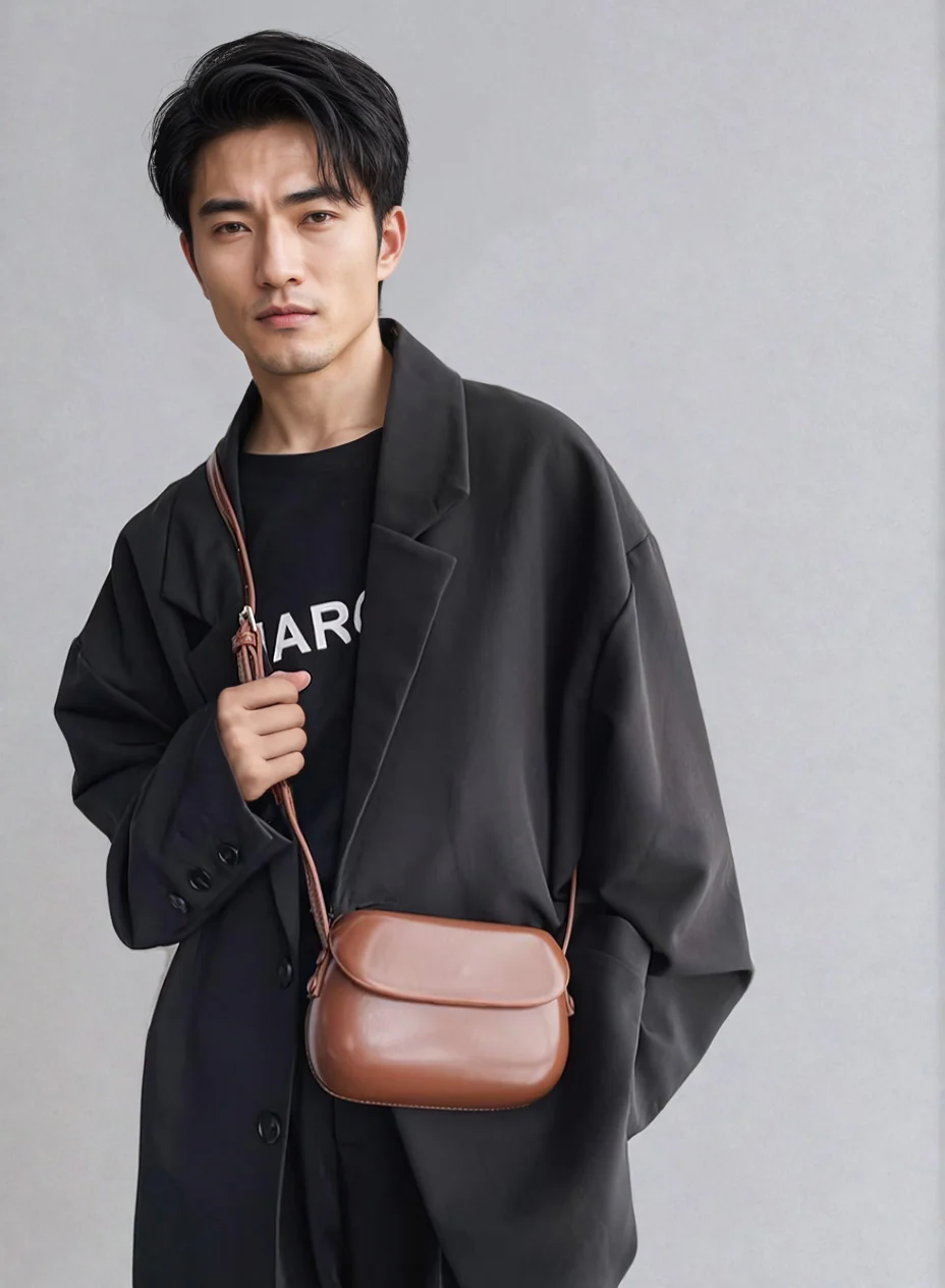 Minimal Rounded Mini Crossbody Bag - Image 3