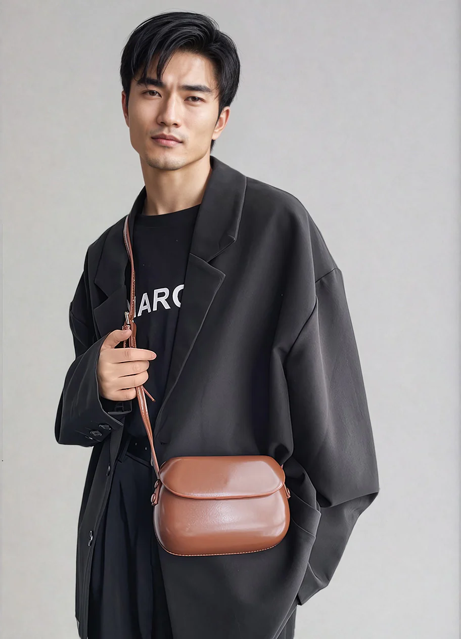 Minimal Rounded Mini Crossbody Bag - Image 4