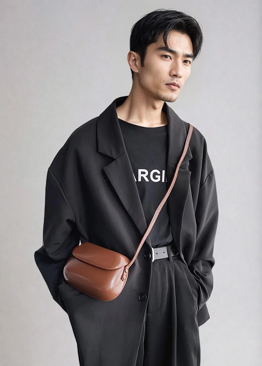 Minimal Rounded Mini Crossbody Bag - Image 5