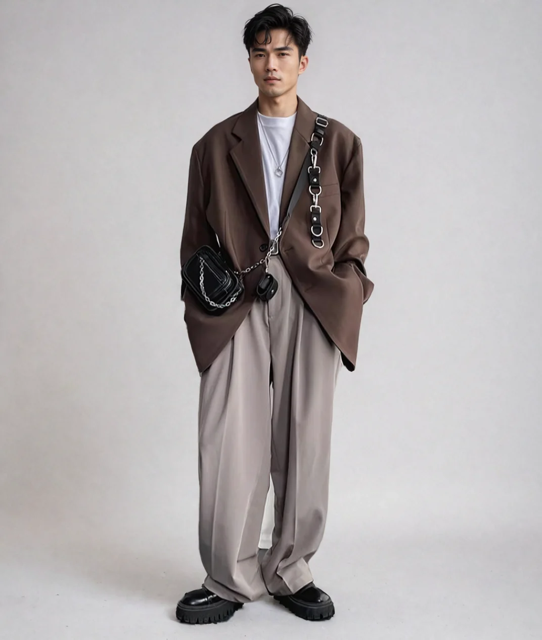 Multi-Pouch Mini Crossbody Bag - Image 12