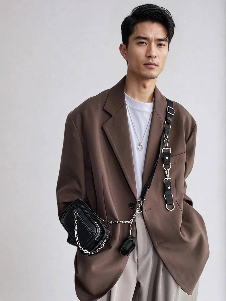 Multi-Pouch Mini Crossbody Bag - Image 3