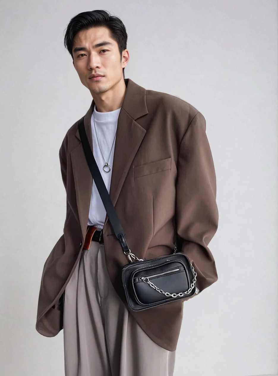 Multi-Pouch Mini Crossbody Bag - Image 8