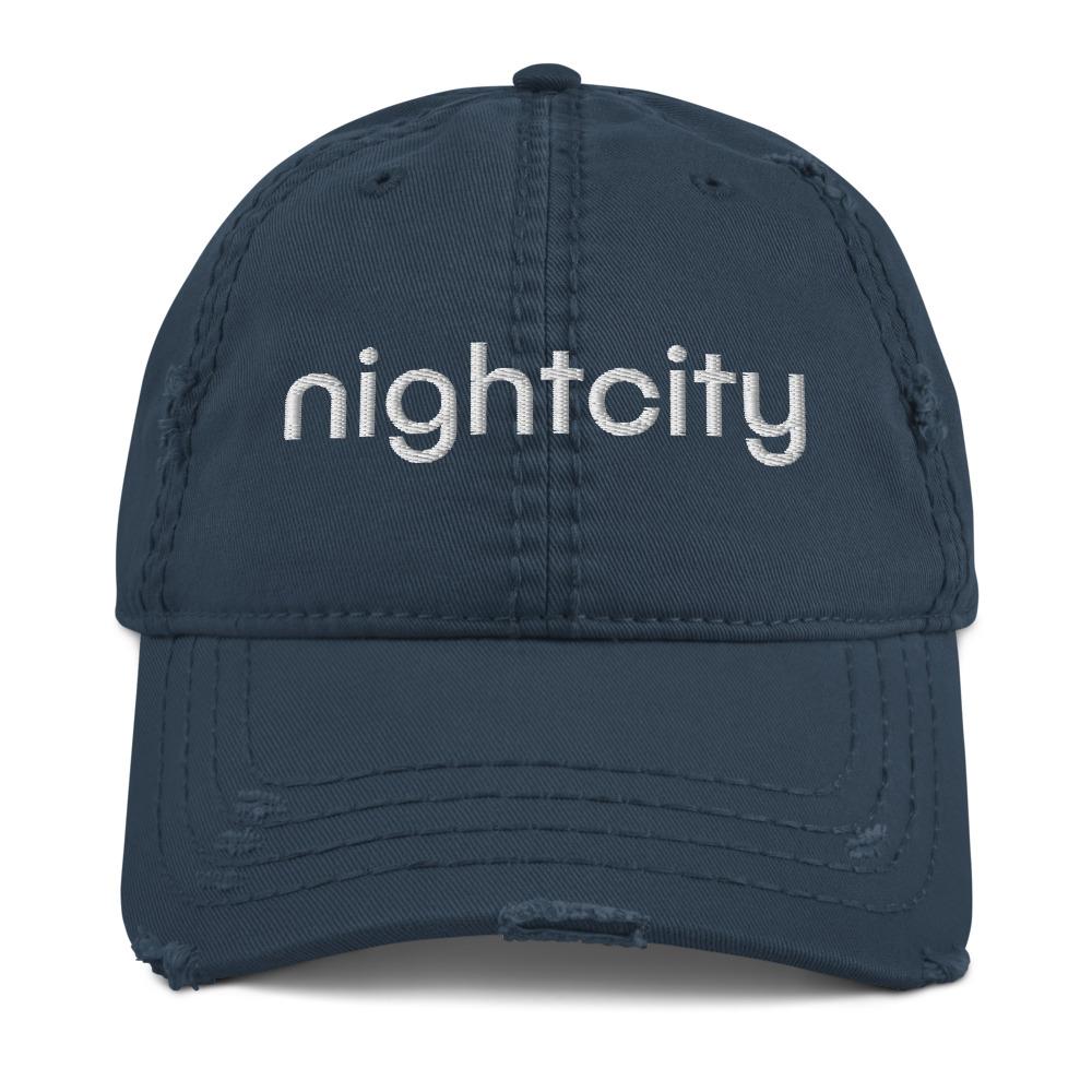 Nightcity Distressed Baseball Cap - Image 3
