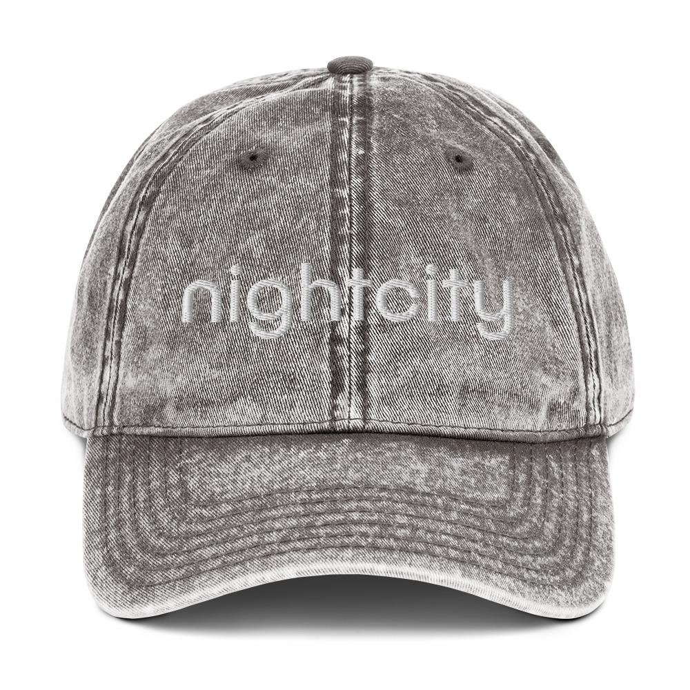 Nightcity Vintage Cotton Twill Cap - Image 3