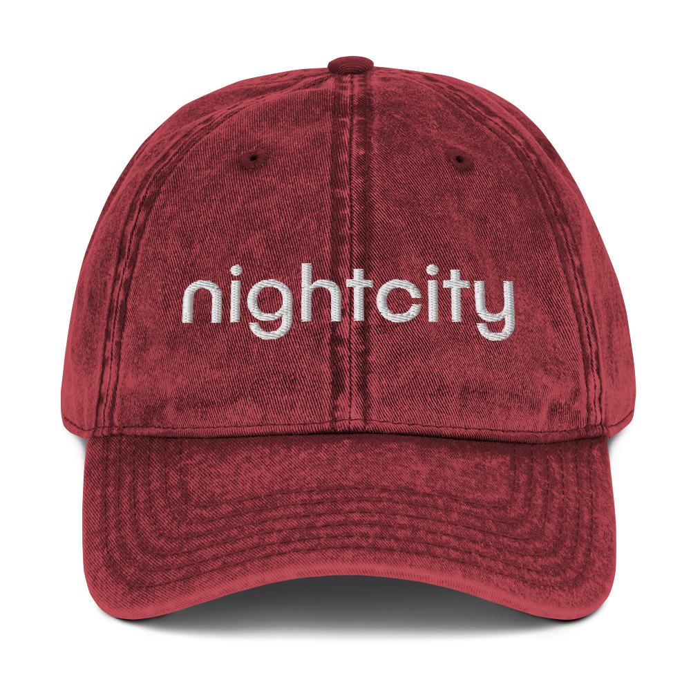 Nightcity Vintage Cotton Twill Cap - Image 4