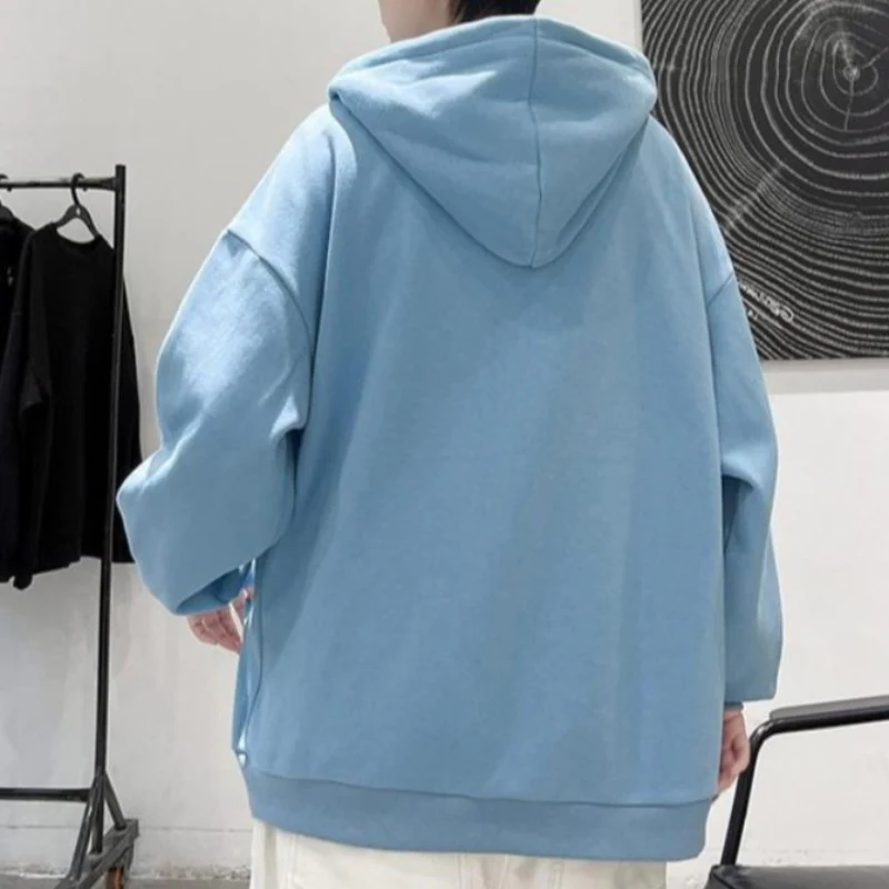 Oversized Lightweight Zip-Up Hoodie - Image 21