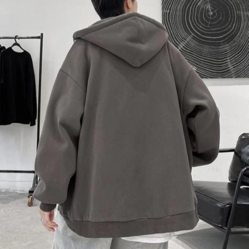 Oversized Lightweight Zip-Up Hoodie - Image 8