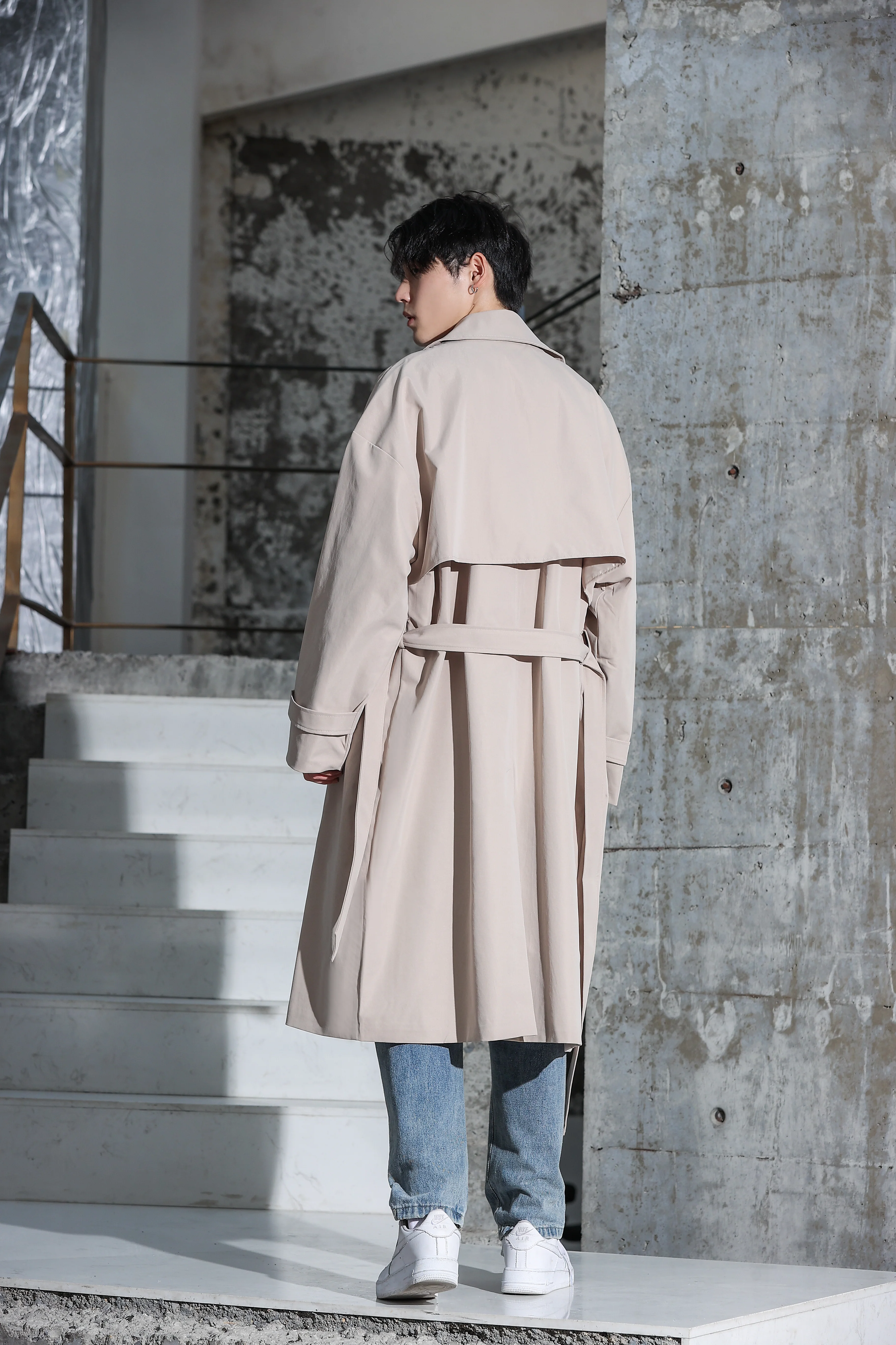 Oversized Long Trench Coat - Image 14