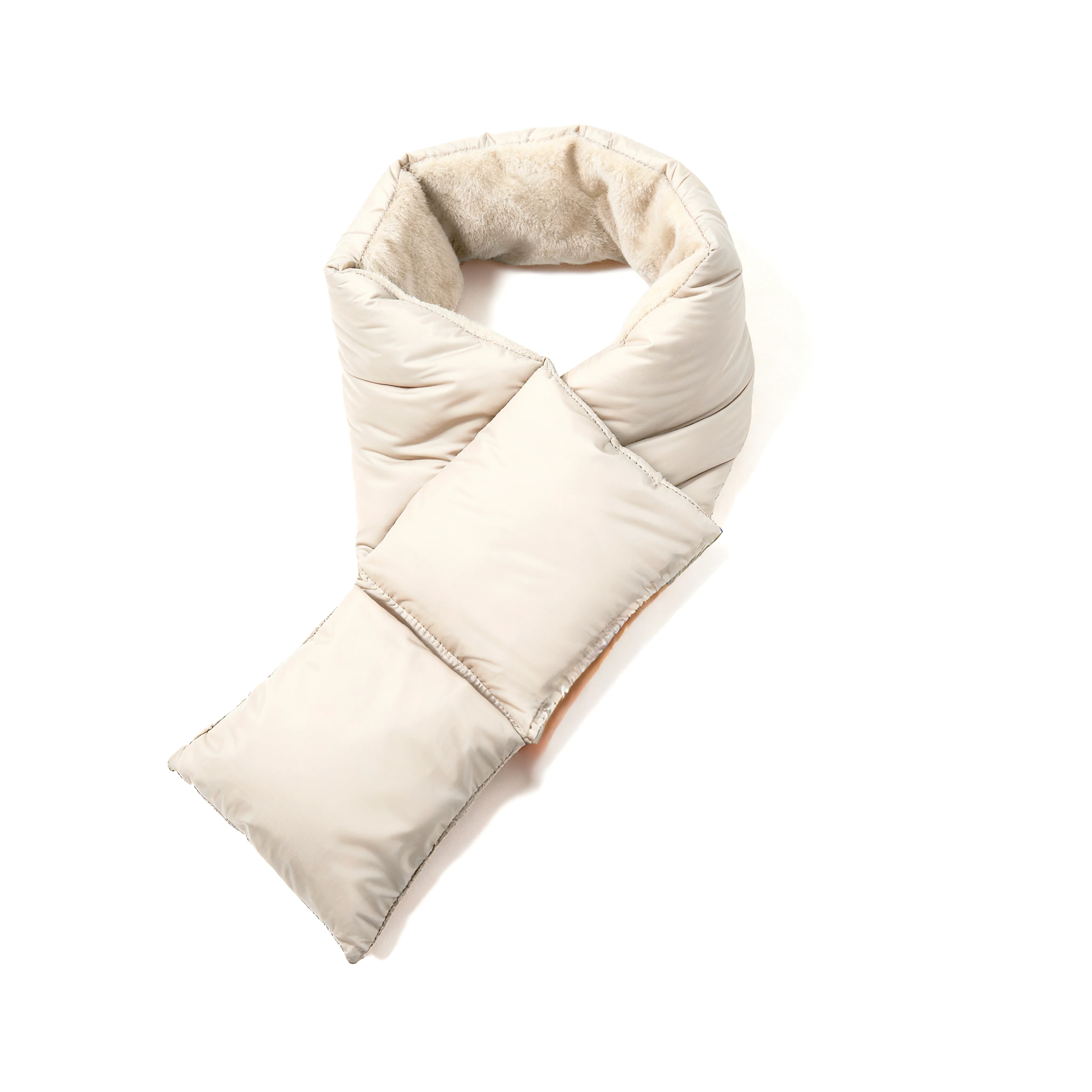 Puffer Neck Warmer Scarf - Image 10