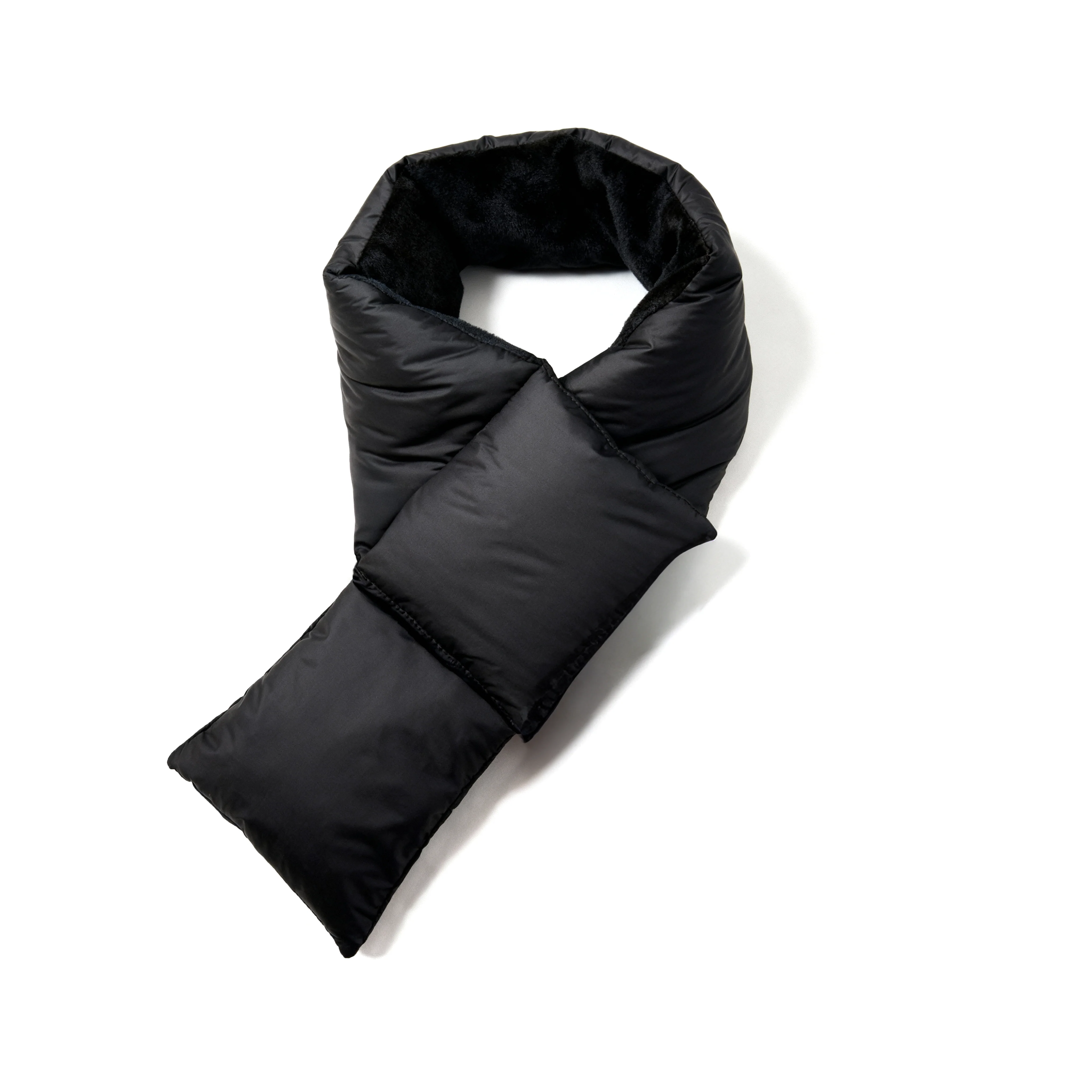Puffer Neck Warmer Scarf - Image 3
