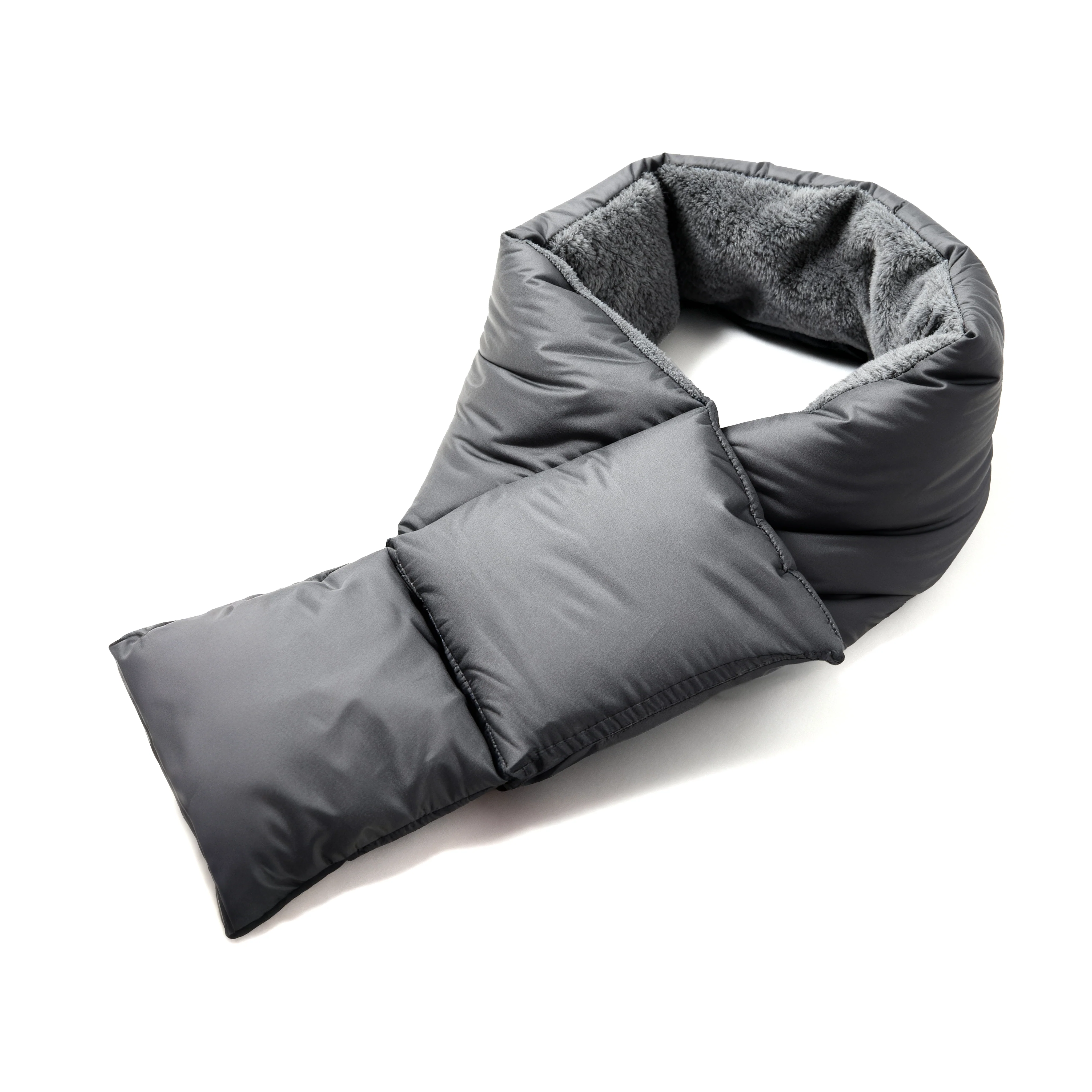 Puffer Neck Warmer Scarf - Image 7