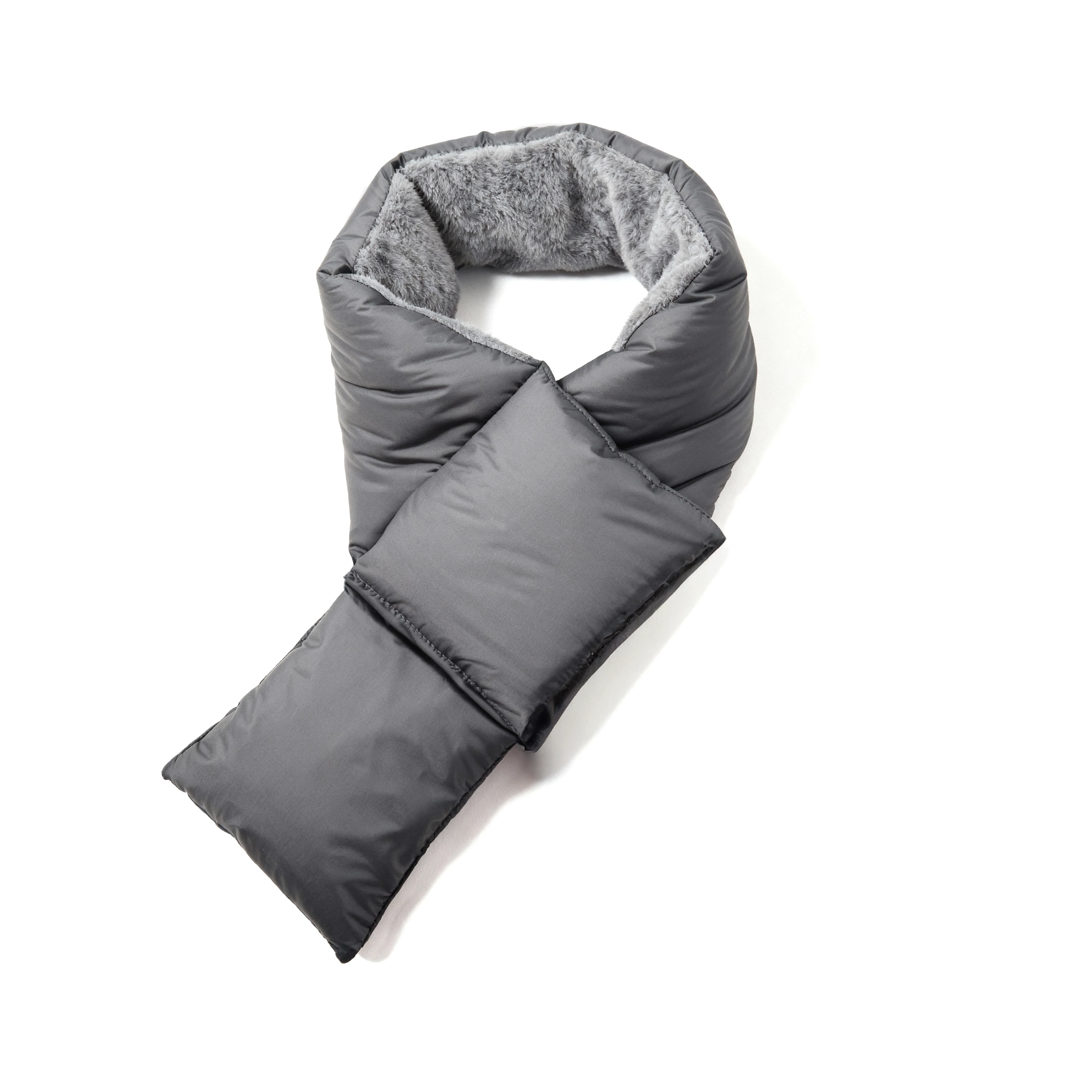 Puffer Neck Warmer Scarf - Image 8