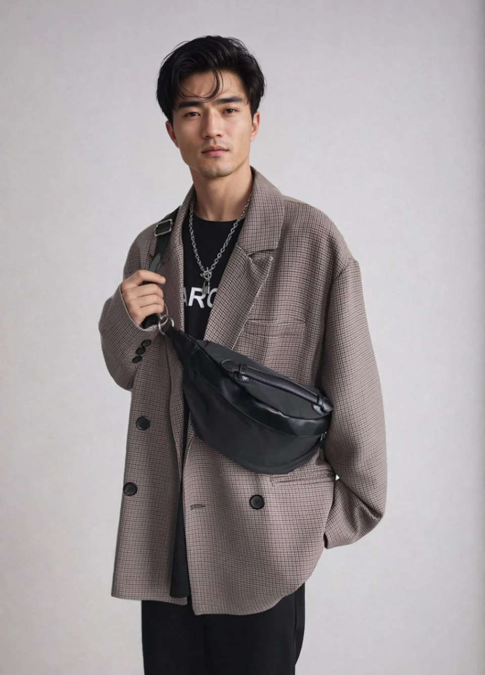 Semi-Glossy Crossbody Medium Bum Bag - Image 7