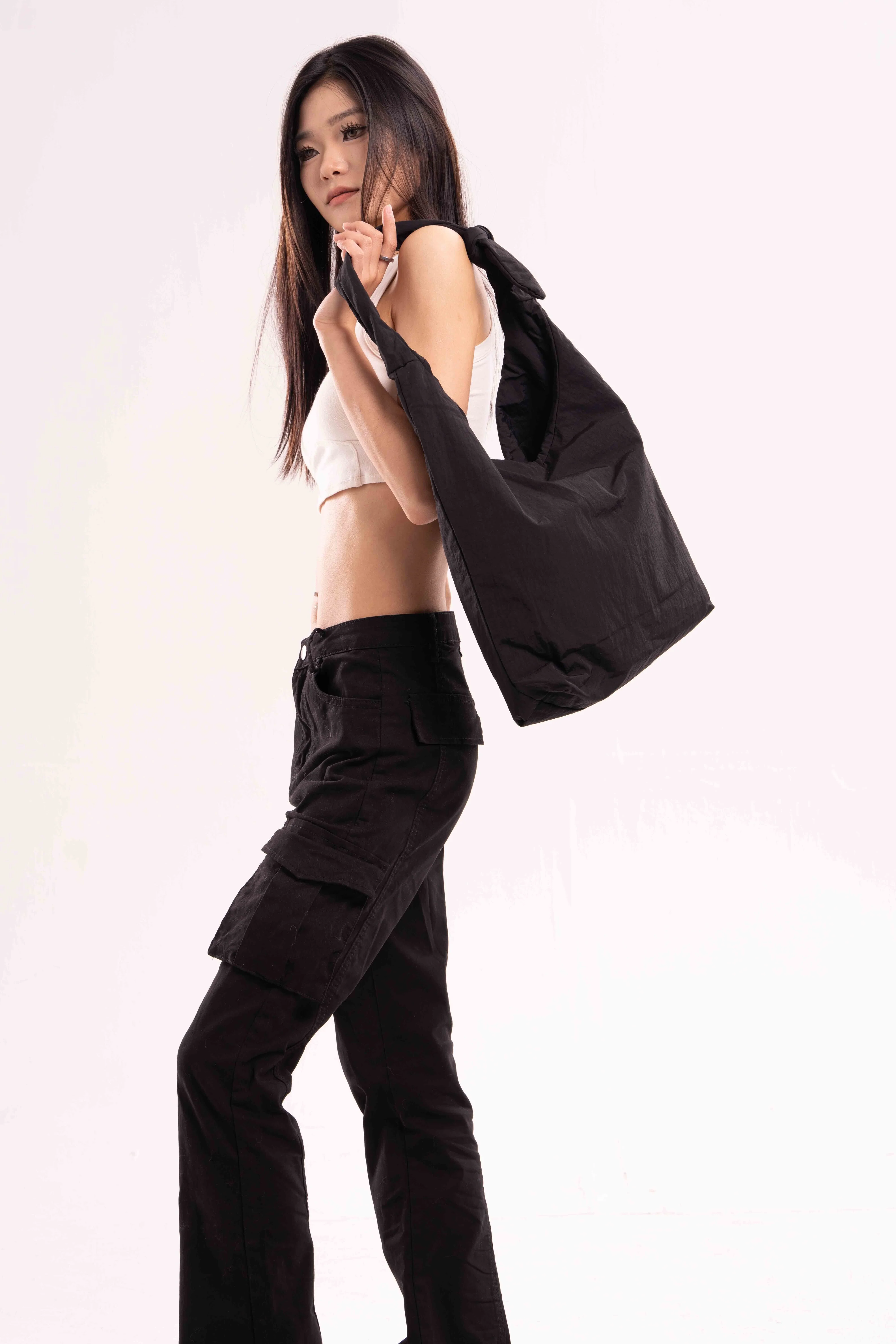 Tsuno Tie-Up Tote Bag - Image 13