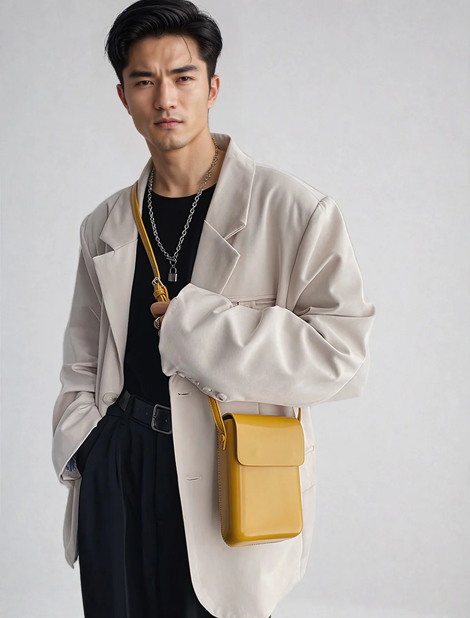 Vertical Mini Crossbody Box Bag - Image 5