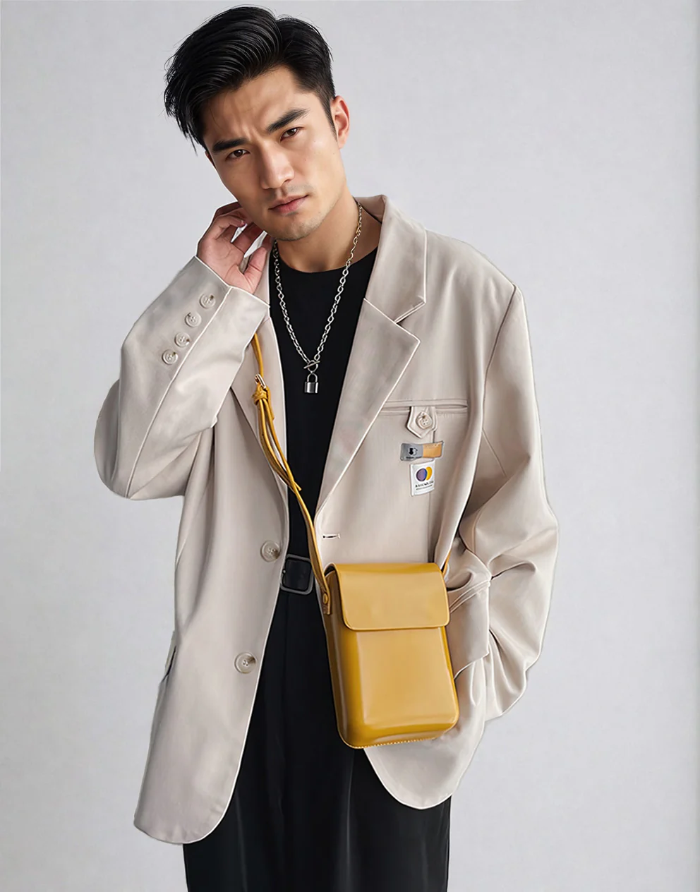 Vertical Mini Crossbody Box Bag - Image 6