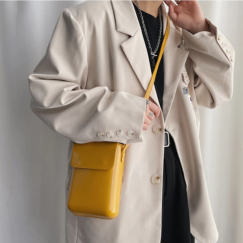 Vertical Mini Crossbody Box Bag - Image 7