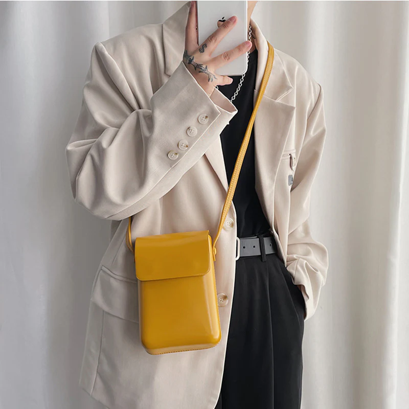 Vertical Mini Crossbody Box Bag - Image 8